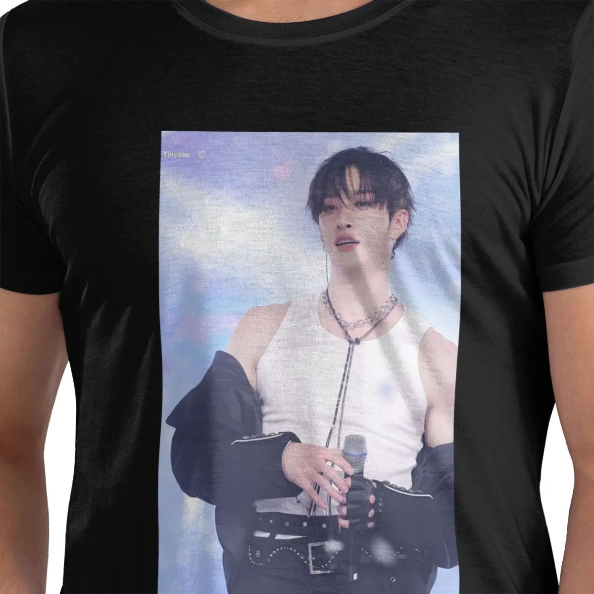 

Bang Chan 100% Cotton T-Shirt Men's Classic T Shirts Men Crew Neck Short Sleeve S-6XL