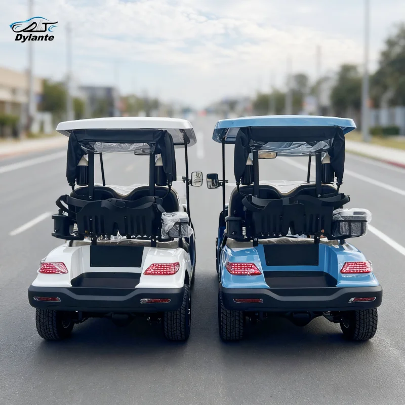 2026 Latest Design 2 4 6 Seater Golf Carts Electromagnetic Braking System Electric Golf Carts for Sightseeing