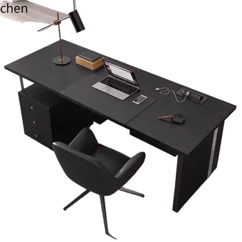 CP household simple light luxury desk minimalist computer desk study Nordic real