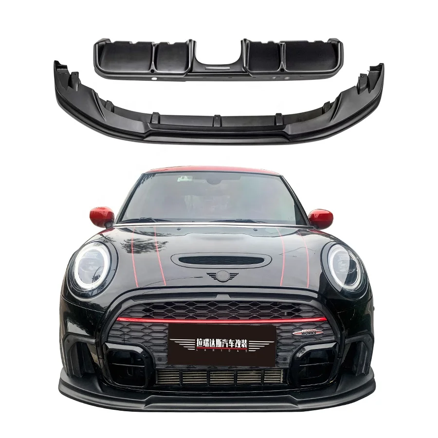 

NEW Mini JCW F56 F57 3D Style Front Lip Chin Spoilers Rear Diffuser Condition Bumper
