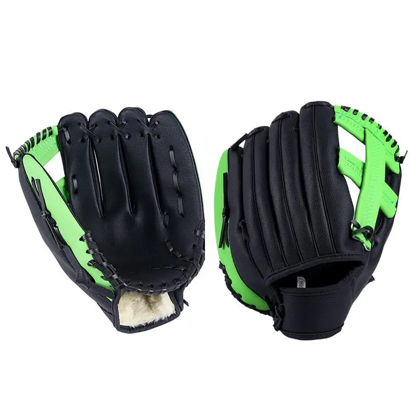 Kids Sport Baseball Glove Outdoor Batting Gloves Softball Practice Equipment Baseball Mitten Training Competition Glove Gear