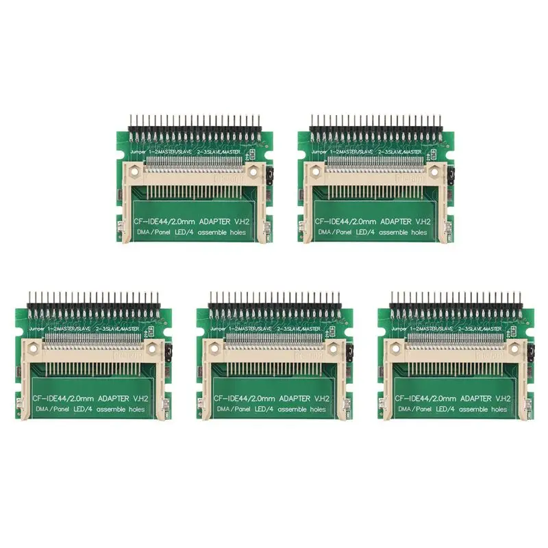 Superior-5X Compact Flash Cf Card To Ide 44Pin 2Mm Male 2.5 Inch Hdd Bootable Adapter Converter