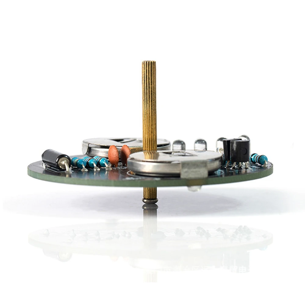 DIY-Elektronik-Kit LED-Rotierendes Gyroskop DIY-Kit Lötprojekt Lötübungs-Kit für Anfänger – Detail 8