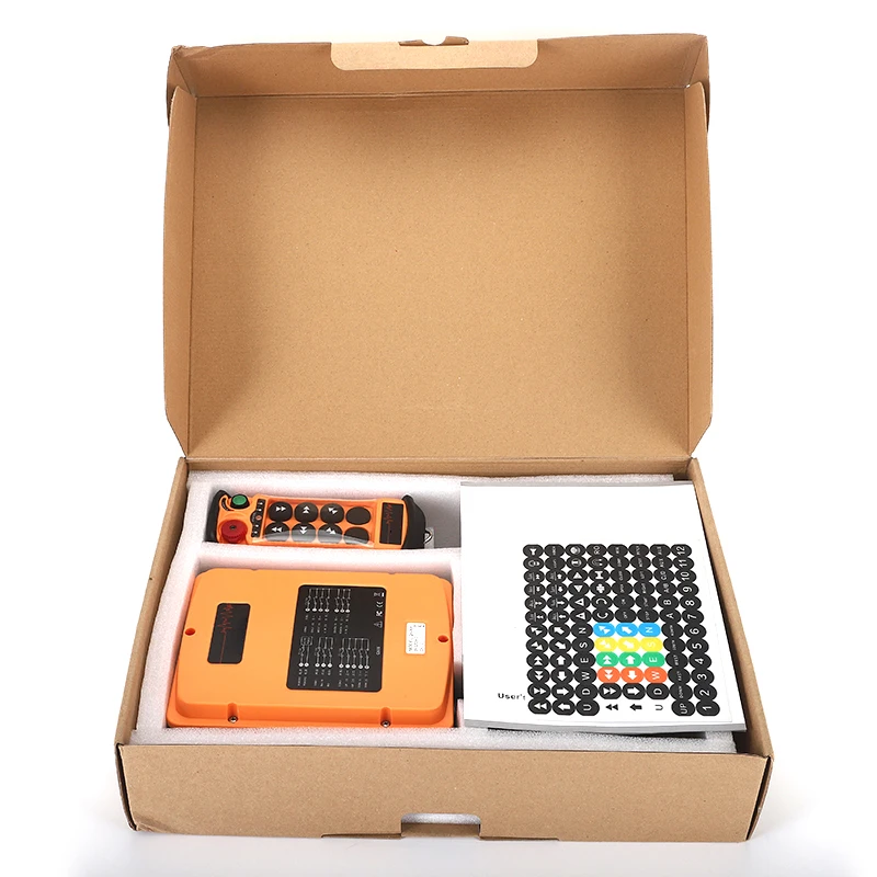 Imagem -02 - Interruptor sem Fio para Talha de Rádio Controle Remoto Botões Canal de Velocidade Dupla Controlador de Empilhadeira 12264v Qualidade Superior Q606