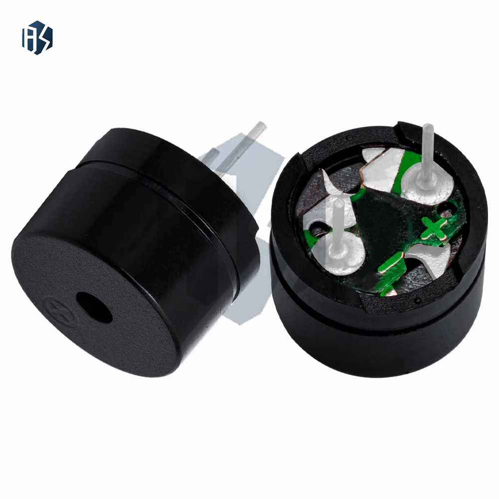Universal Passive Buzzer (10PCS): 16Ω Electromagnetic 2KHz Sounder – 3V/5V/12V AC Input Compatible