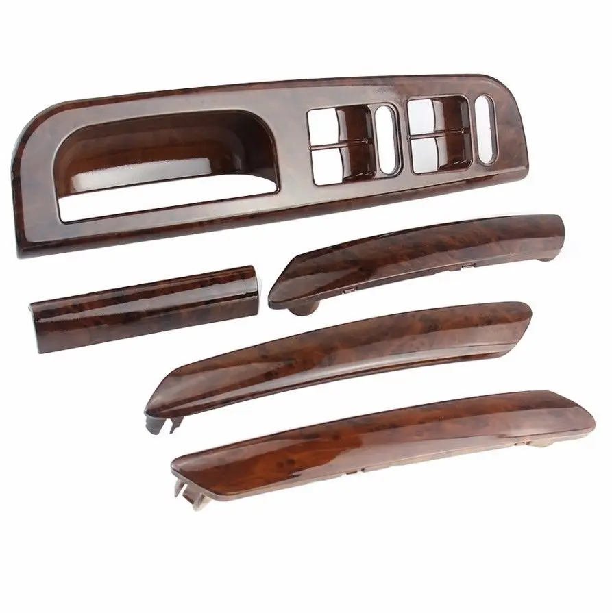 Zeroclearance 3B1867171E Window Control Panel+Handle Cover Trim Kit For VW Passat B5 3B0867175