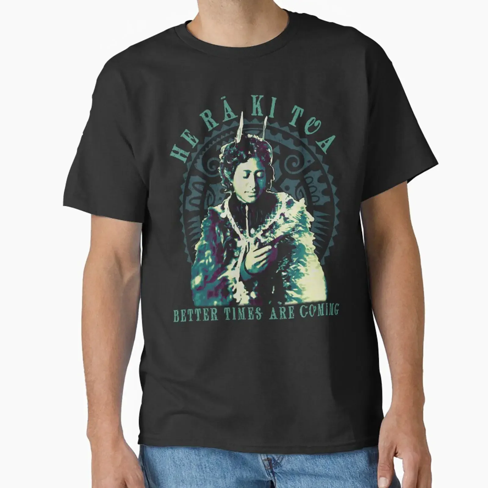 Better Times Are Coming Maori Traditional Proverb People Design New Zealand Tattoo NZ Kiwi Classic T Shirt vintage Washed