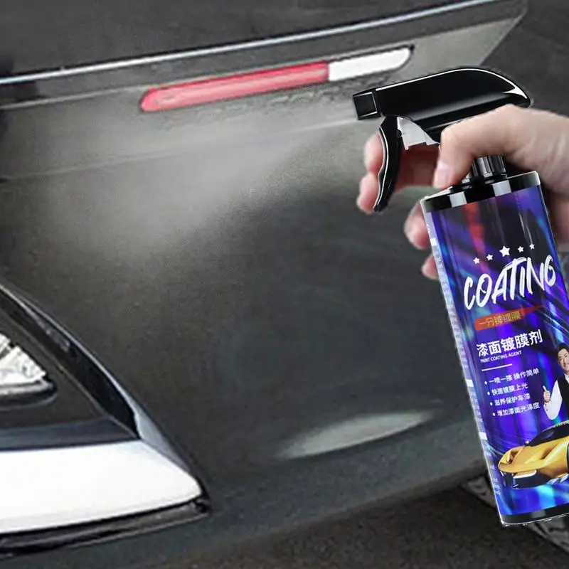 Spray Coating Agent 500ml Automobile Protective Coating Spray Auto Detailing Solution For Vehicles Rainproof Car Care Products