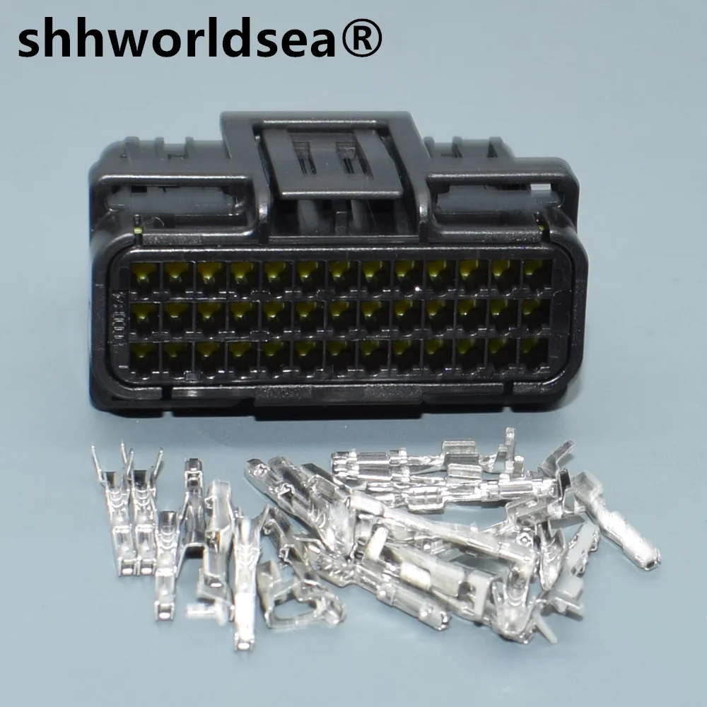 

shhworldsea 0.6mm 39 pin way ECU male female waterproof electrical wire plug pin connector with terminals 6189-7106