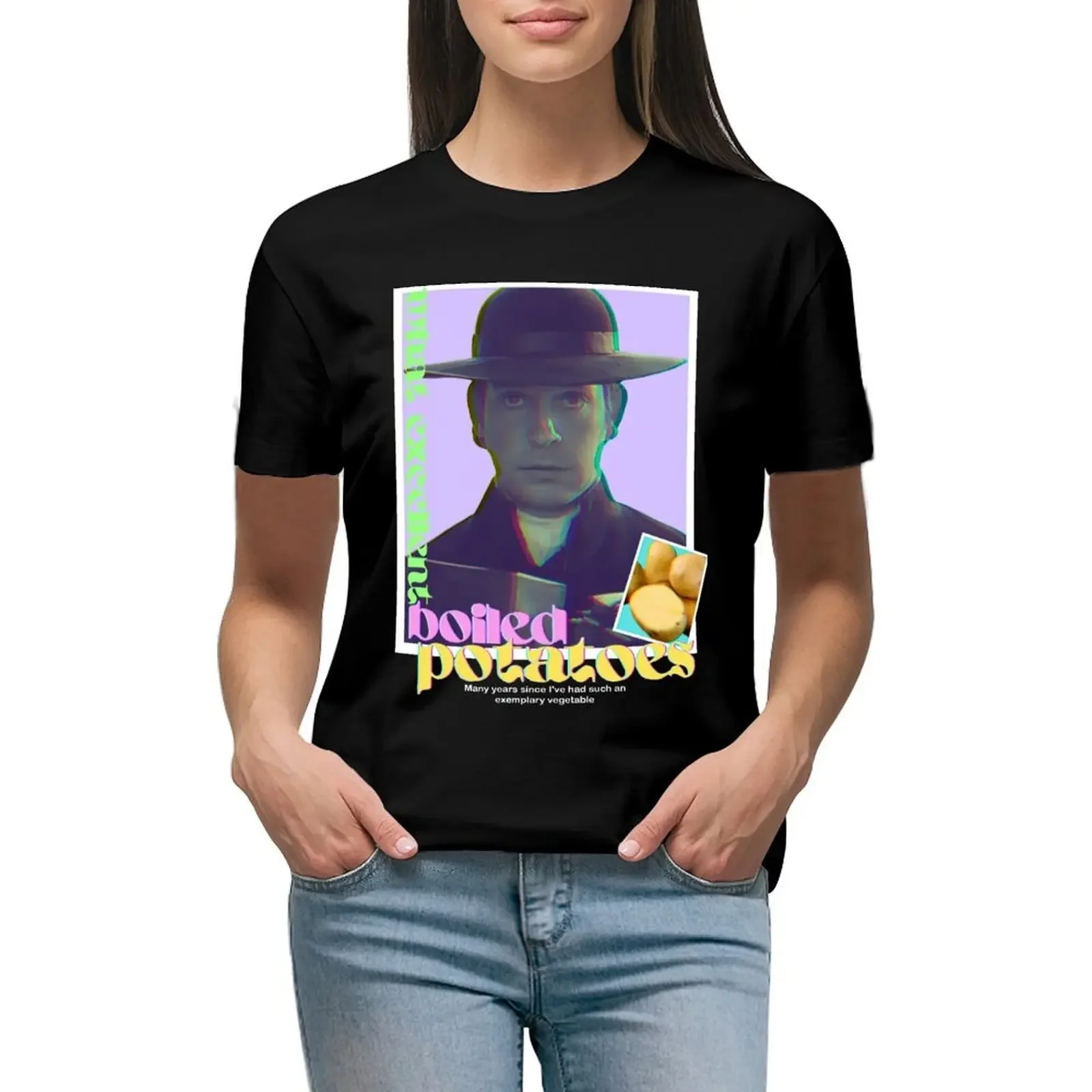 

Jane Austen Boiled Potatoes T-Shirt cute tops anime shirts graphic tees t-shirts for Women graphic tees funny