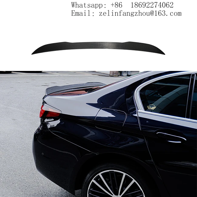 

CS-Style 3K Twill All-Dry Carbon Fiber Rear Spoiler Universal Rear Spoilers For BMW 5 Series G30,G38 530i 540i