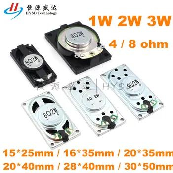 2PCS מחברת רמקול צופר 2 W 3W 4R 8R 1635 2035 2040 רמקול 8 אוהם 4 אוהם 3 2 ואט 16*35mm 20*35mm 28*40mm 20*40mm 30*50mm