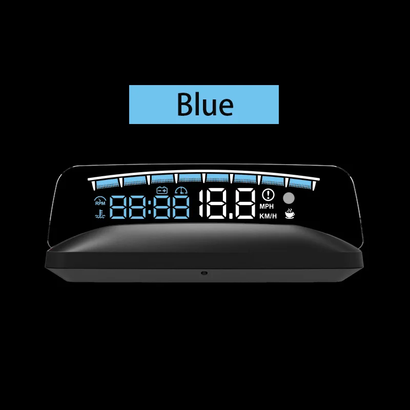 Vjoycar Spiegel projektor hud Head-up-Display Auto obd2 Gauge Windschutz scheibe Geschwindigkeit anzeige Über drehzahl Sicherheits alarm U/min Spannung