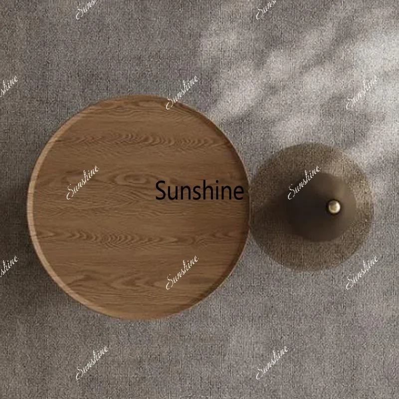 

Luxury Modern Coffee Table Unique Clear Round Aesthetic Italian Side Table Writing Center Mesa Auxiliar Home FurnitureTJ