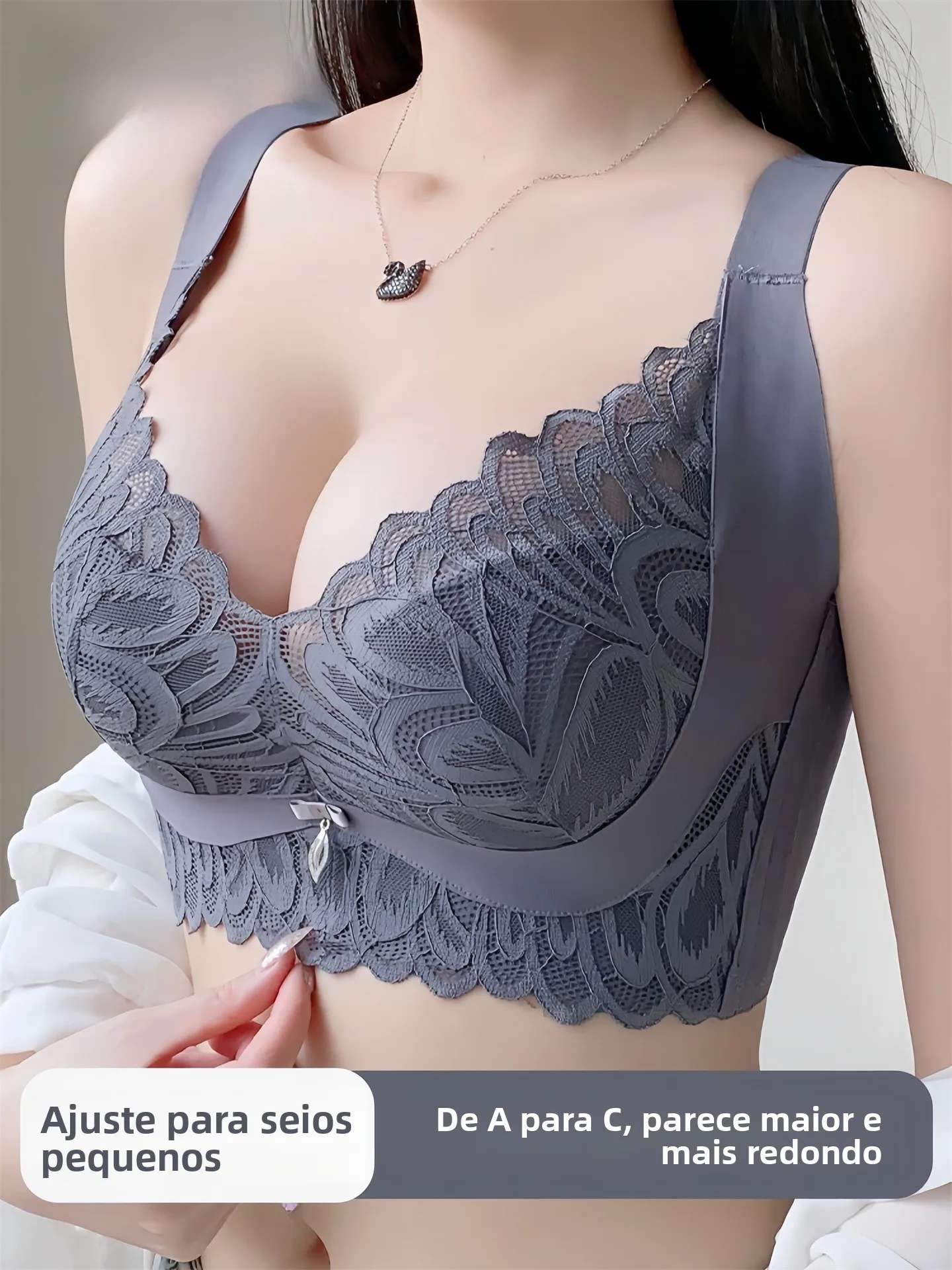 tingmei-seamless-lace-bra-adjustable-gathered-small-breasts-look-bigger-anti-sagging-side-breast-removal-women's-underwear