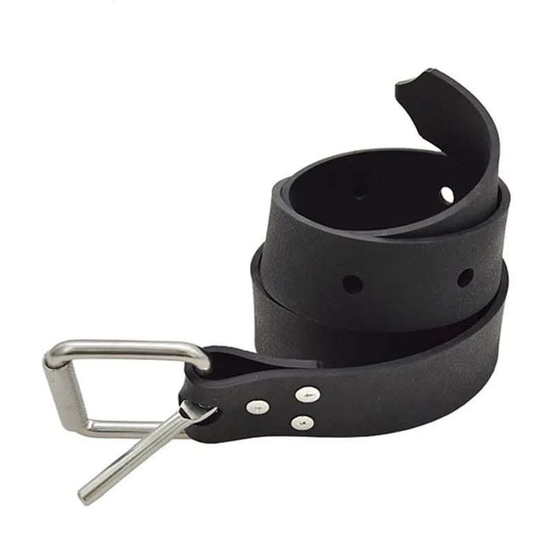 Free Diving Silicone Counterweight Belt Diving Accessories 1.3M/1.5M Adjustable Solid Color Weight Belt Equipment