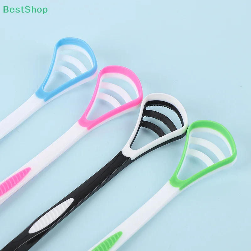 ♥♥♥Tongue Scraper,Tongue Cleaning Brush,Fresh Breath Cleaning Coated Toothbrush Hygiene Care Tools