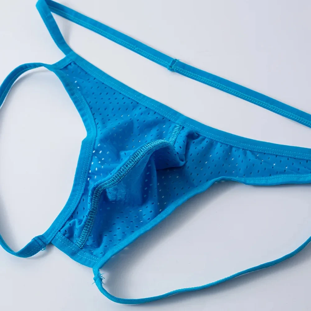 

Men Briefs Briefs Sexy Wide Belt Briefs G String Hong Lingerie Underwear Mesh Nylon Pouch Affordable Brand New