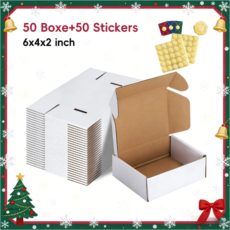 50pcs 6x4x2 Inches Black Small - Event Party Box review and price