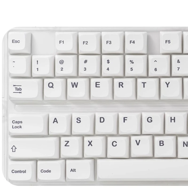 PBT White Keycaps 135Keys XDA Sublimations English Keycap