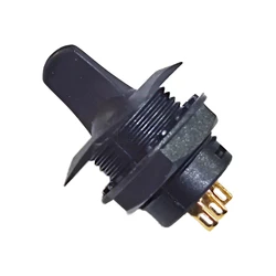 1Pcs Toggle Switch Single Pole Double Throw SPDT DPDT ON-OFF-ON ON-ON 6A/125V 3A/250VAC R13-102 103 123 Black