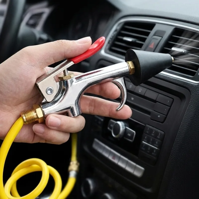 No Disassembly Cleaning Pendant Spray Gun Nozzle Three Way Catalytic Cleaning Parts Car Air Conditioner Cleaning Accessories