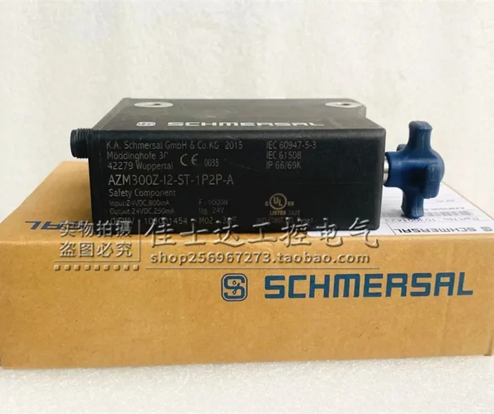 Original SCHMERSRL Electromagnetic Interlock Safety Door Switch AZM300Z-I2-ST-1P2P-A