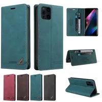 Wallet Magnetic Flip Leather Anti-theft Brush Case For VIVO Y3s Y11s Y12s Y12a Y17 Y21 Y21s Y22s Y31 Y33s Y35 Y51a V25