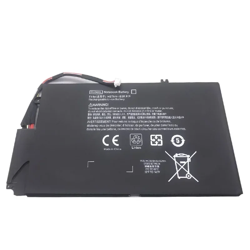 EL04XL   For HP Envy TouchSmart 4 4-1126TU 4-1102xx 4-1007TX 4-1130U 4-1218TU HSTNN-UB3R IB3R 681949-001 Laptop battery