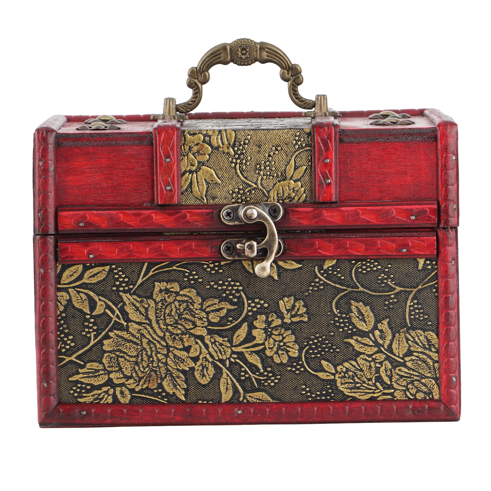 

Golden GrapeL Wooden PU Jewelry Box (6262D036262) – Portable Organizer Case for Jewelry Storage & Display