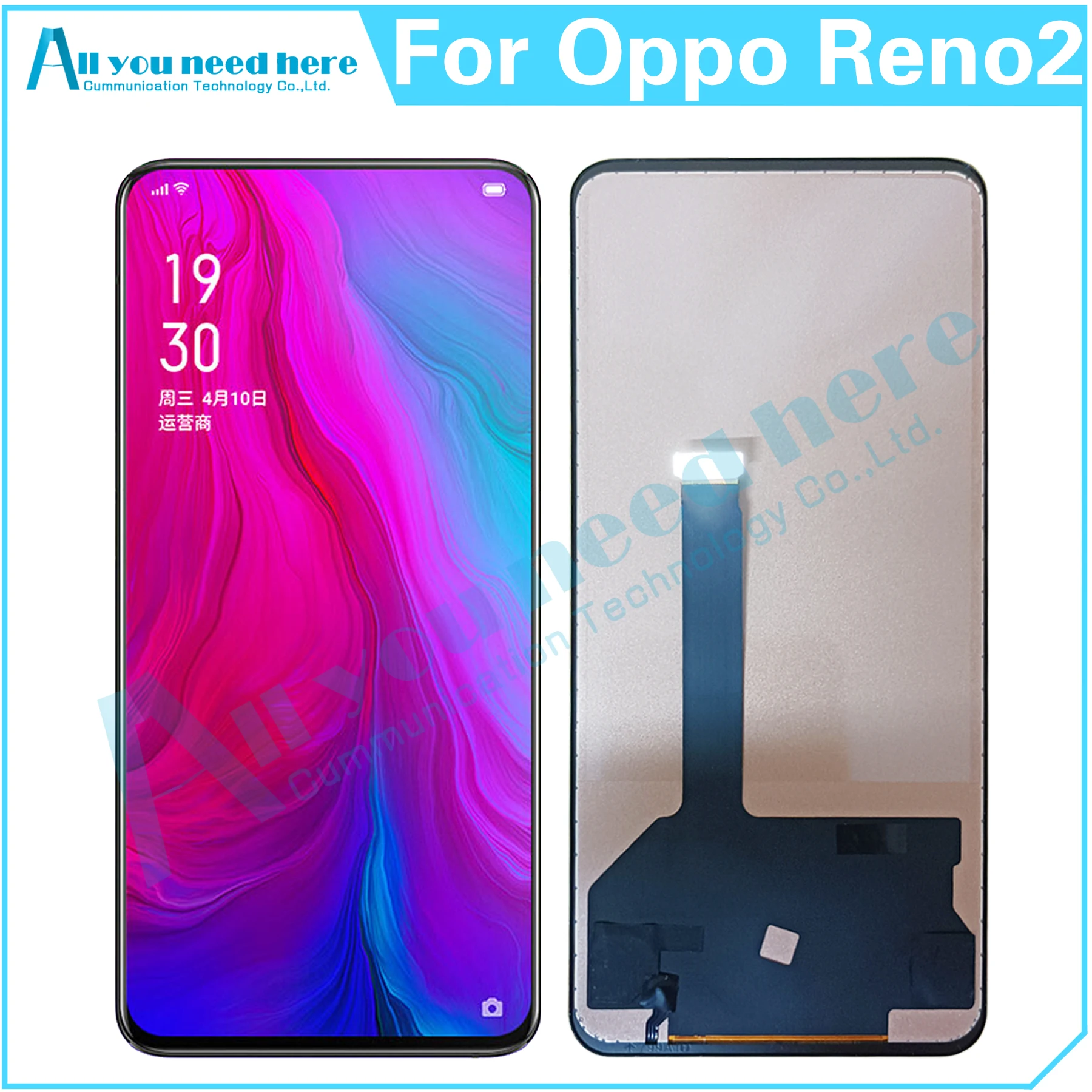 

For Oppo Reno2 LCD Display Touch Screen Digitizer Assembly ​​For Oppo Reno 2 PCKM70 PCKT00 PCKM00 CPH1907 Screen Replacement