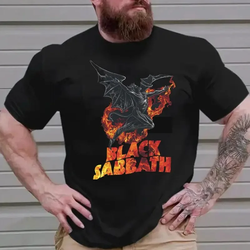 2024 Sabbaths Amplified Collection Paranoid T Shirt black sabbath Heavy Metal Rock Band T shirt Street Style Casual T Shirt 22