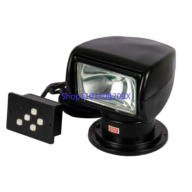 Marine searchlight 12V remote strong light yacht xenon 24V vehicle search work outdoor navigation