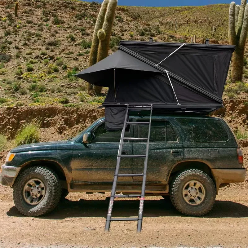 

All-Weather Rooftop Tent – Aluminum, Lightweight Build & Waterproof Design Camping/Overlanding