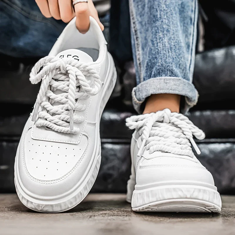 

PU Leather Sneakers Footwear Trend Casual Shoes Leisure Male Sneakers Men Shoes Men Vulcanized Shoes Couple Shoes Women Shoes