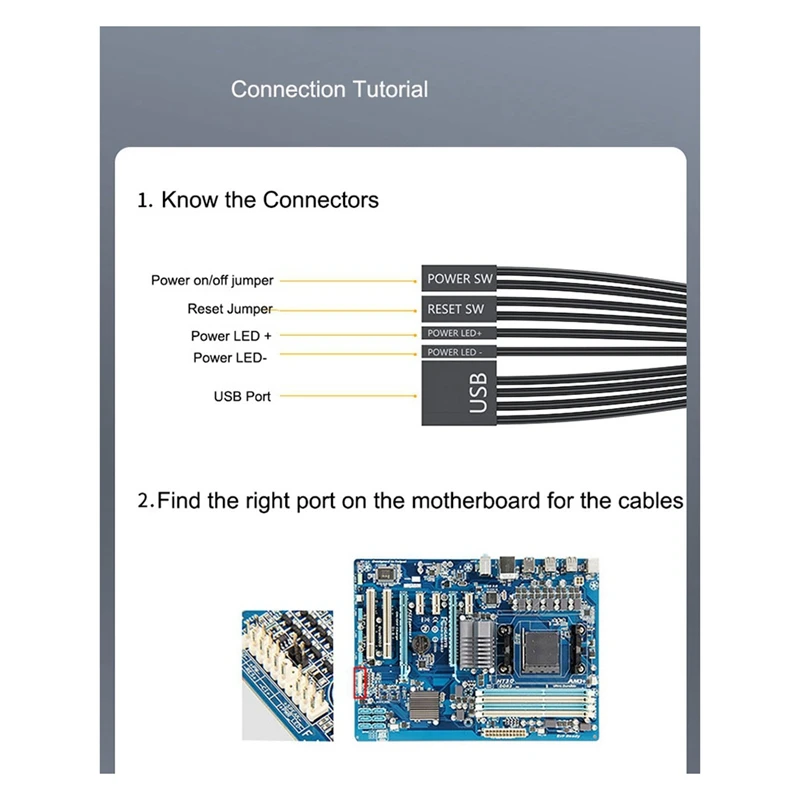 Computer Desktop Switch Internet Cafe Universal USB3.0 Audio Home Desktop External Power Extension Button