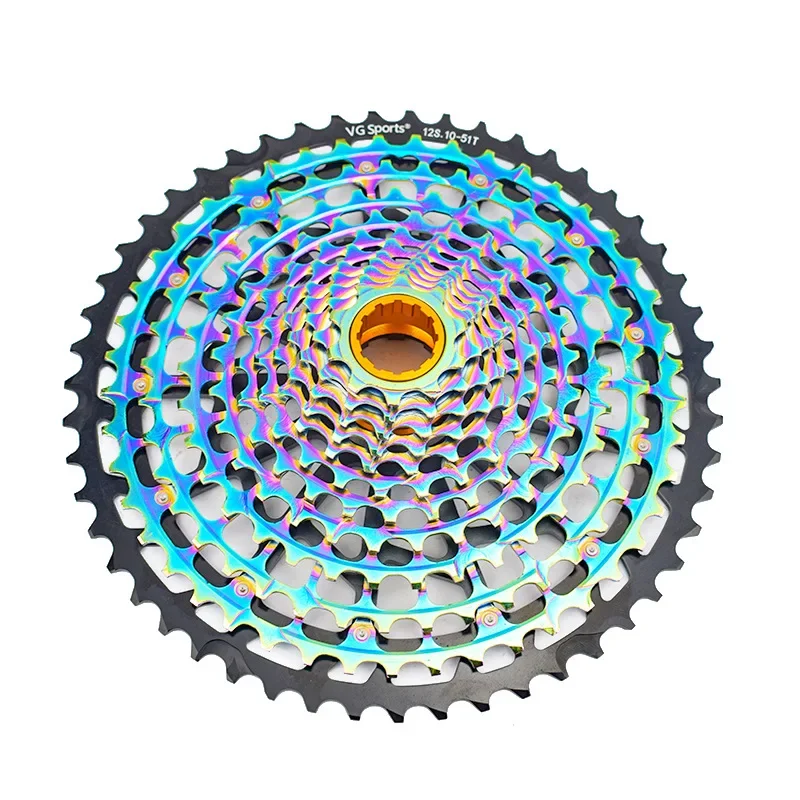 Rainbow Bicycle Cassette MTB 12 Speed Ultimate 12S 10-51T XD Sprocket CNC Steel Mountain Bike Freewheel For GX Eagle M9100 M8100