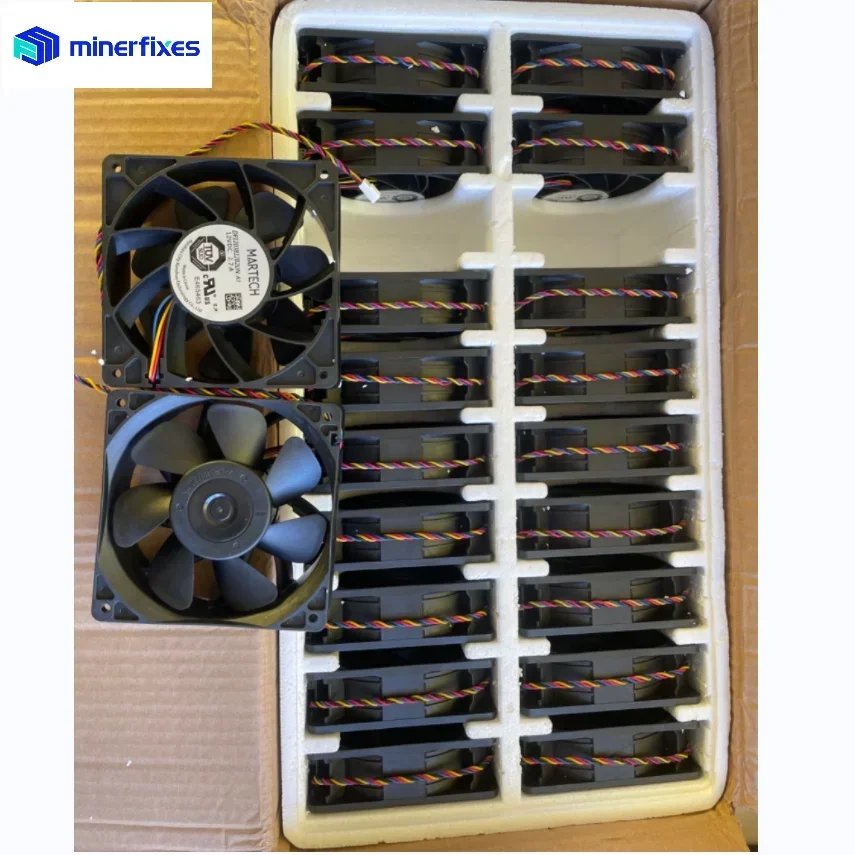 พัดลมระบายความร้อน CPU 4-Wire สําหรับ MARTECH DF 1203812 B2UN 12 ซม. 12 V 2.7 Cooler พัดลม 12038 120*120*38 มม. S7 S9 S19 L7 KS3Mbitcoins Miner