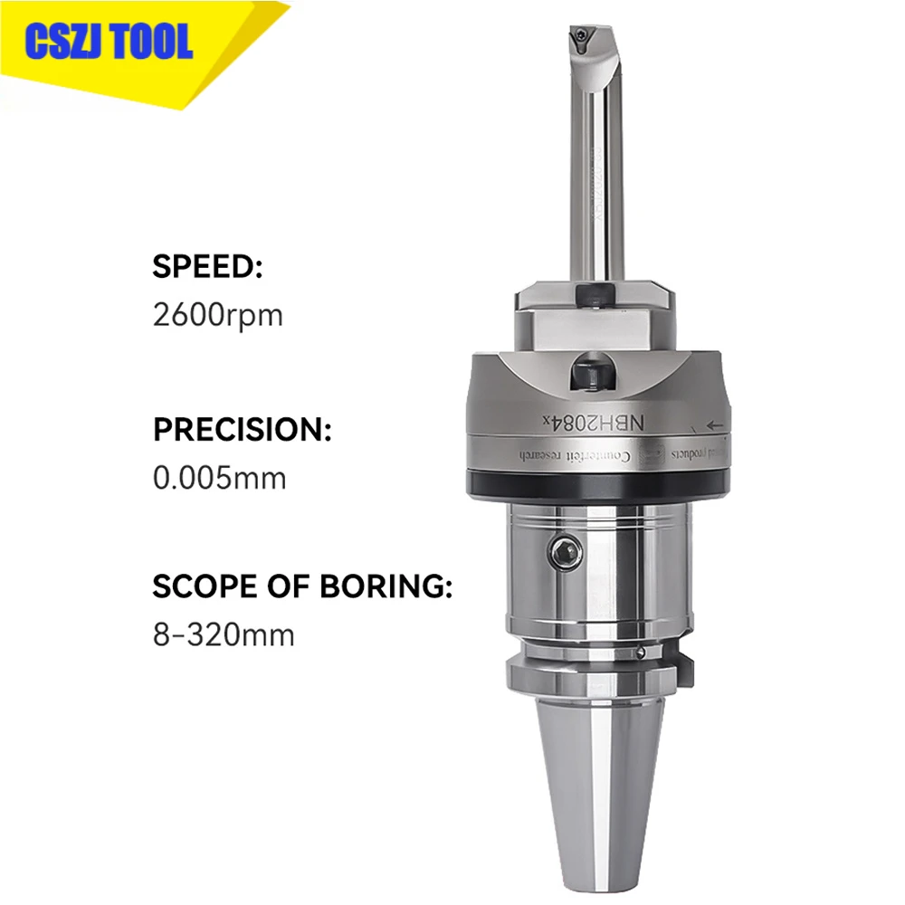 Imagem -05 - Boring Tool Holder com Sintonia Fina Boring Head Cszj Nbh2084 Bt30 Bt40 Bt50 Nt40 Cat40 Sk40 Mta4 Lbk Nbh2084x