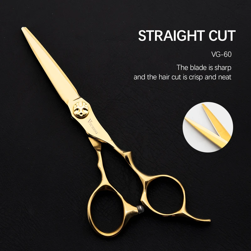 Factory Sale Professional Salon Beard Barber Hairdressing Barber Hair Cutting Shears Scissors