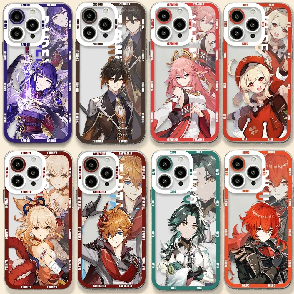 Genshin Impact Phone Case For Samsung Galaxy S26 S23 S24 S22 S25 Ultra Plus Shockproof Cover For Galaxy S25+ S24+ S23+ S26+ S22+