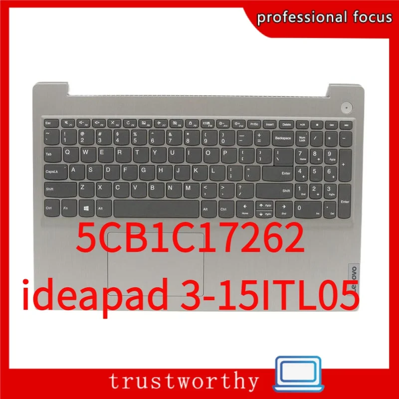 

Brand new for Lenovo ideapad 3-15ITL05 C shell 15S 2020 Keyboard shell touchpad speaker 5CB1C17262