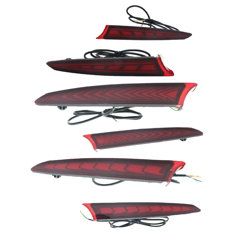 

2 шт. автомобильный светодиодный фонарь заднего бампера, стоп-сигнал, ходовые огни, указатель поворота, подходит для Chevrolet Monza 2023, автомобильные аксессуары