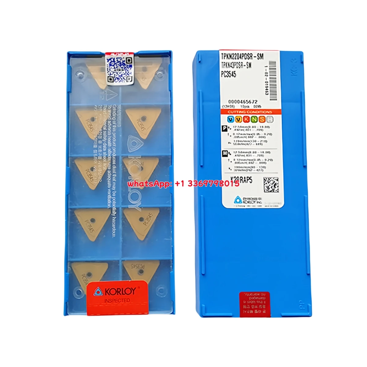 10 قطعة الأصلي TPKN TPKN2204PDSR-SM PC3545 طحن إدراج