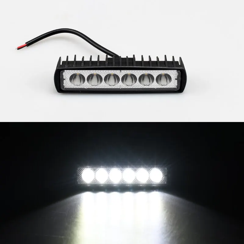 6 Led Offroad Car Work Light Spotlight Running Light 12v For Led Bar 12v Offroad Car Led Bar Led Explorers Bicycle Led Light