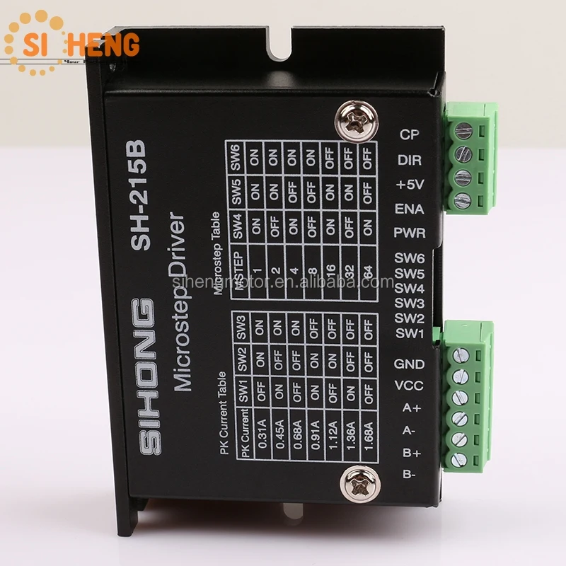 ตัวควบคุมมอเตอร์ดีซีแบบพัลส์ 5V 24V รุ่น SH215-C Nema14 Nema17 ของโรงงานซีเฮง มอเตอร์ ปี 2024 ได้รับการรับรองมาตรฐาน CE