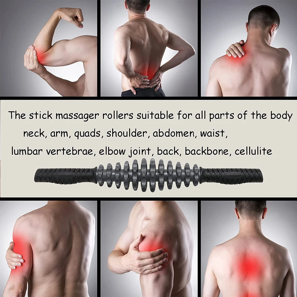 Spierrolmassage Stick, Spierstokken Voor Spieren Diep Weefsel, Hulpmiddel Voor Fysiotherapie Triggerpoint Massage Lichaamsherstel