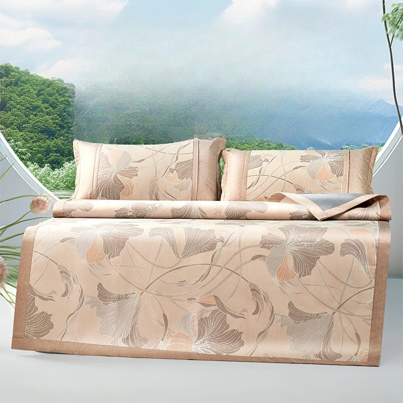 

Ice silk mat Thick ice silk single double foldable summer air conditioner soft mat Student dormitory mat