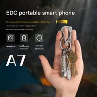 RovyVon A7 Keychain Flashlight 8 Mode Glow Blue 650Lumens Rechaegeable Super Bright With EDC Torch For Emergencies