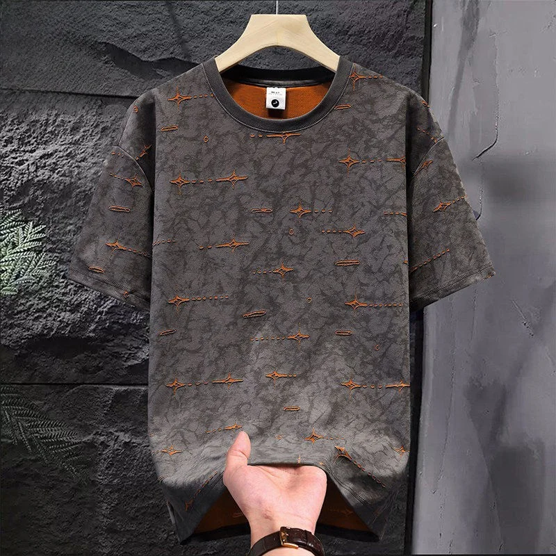 Camiseta Masculina de Manga Curta TUCANO 2026 Nova Coleção Verão - Sensação Fresca, Design Respirável, Algodão Puro, Estilo C...